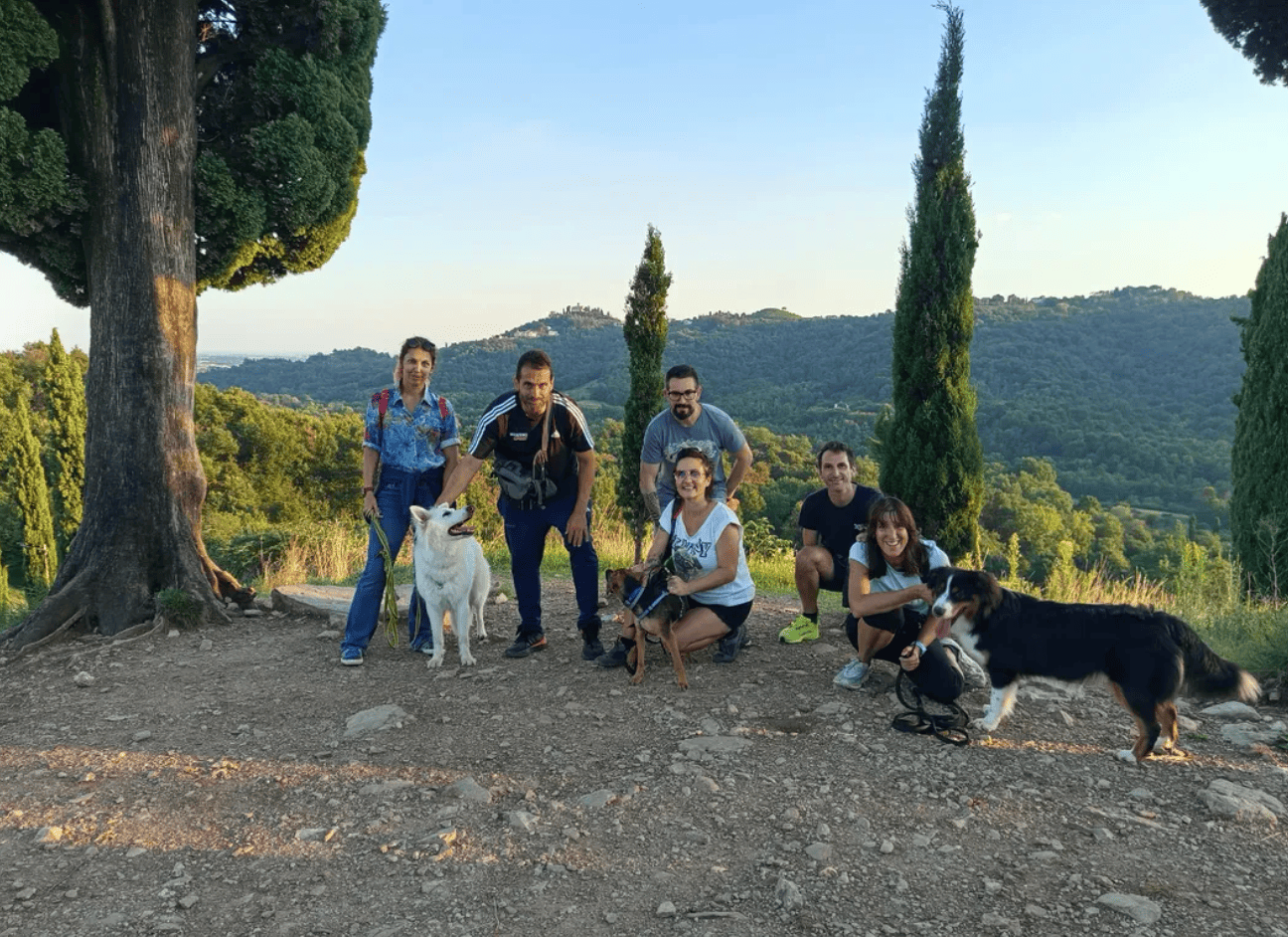 Gruppo e passeggiata nel territorio